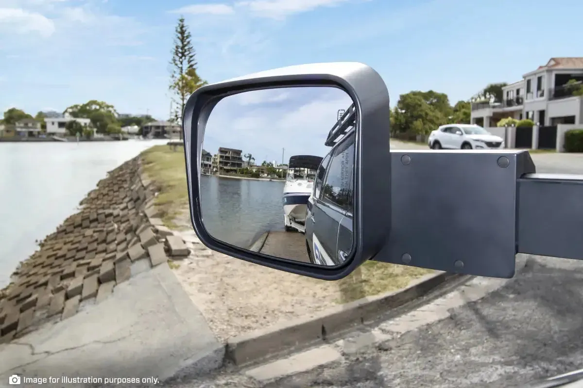 MSA Towing Mirror compatible with Ford Ranger Black