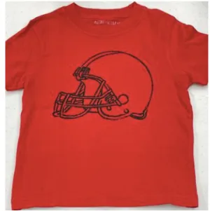 Mustard & Ketchup Kids Game Day Football Helmet Shirt