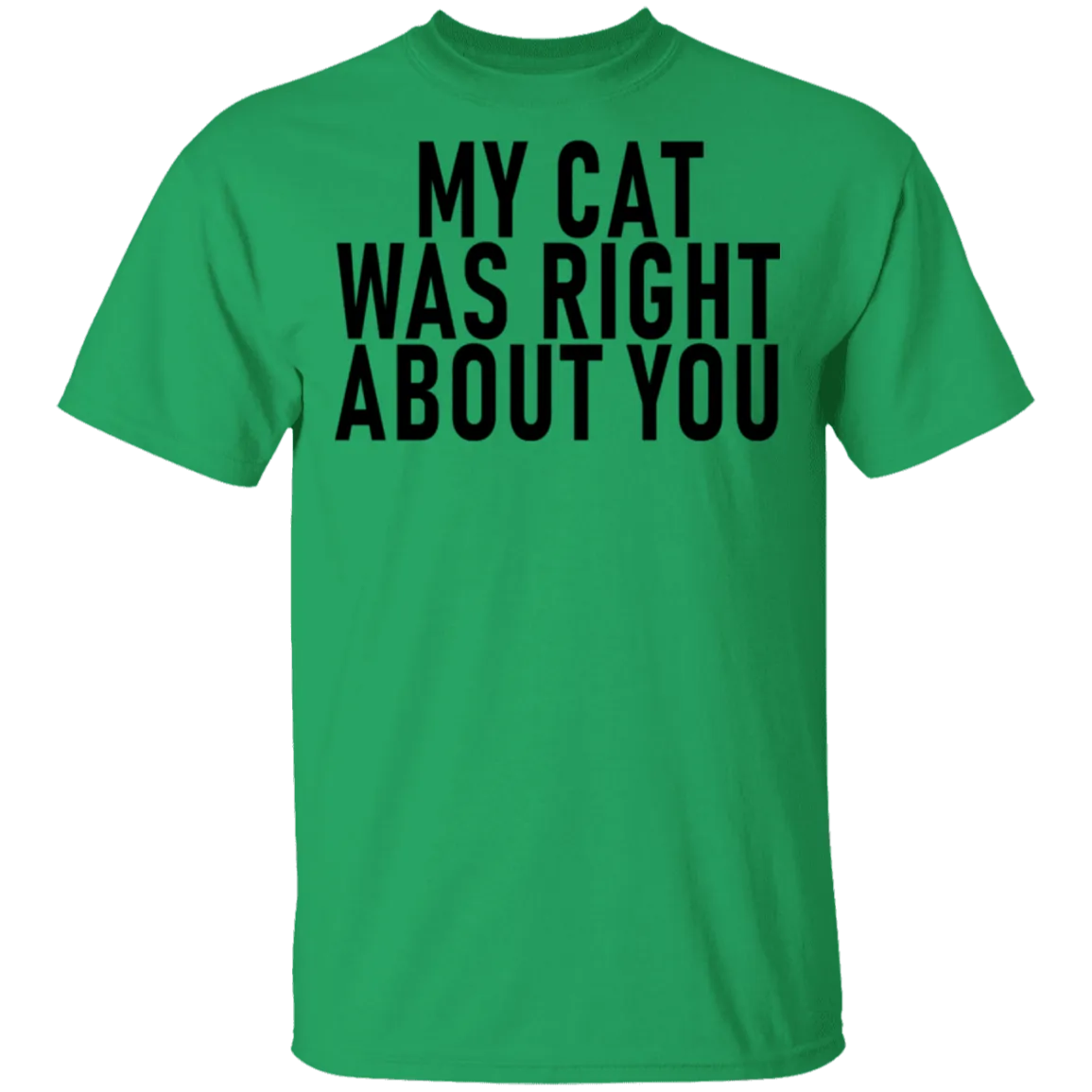My Cat Was Right About You T-Shirt