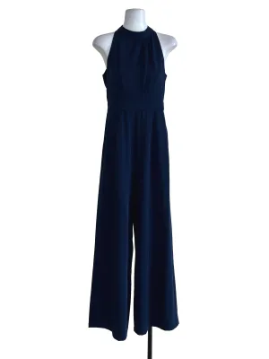 Navy Halter Jumpsuit