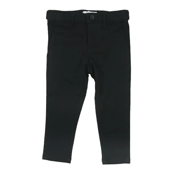 Navy herringbone dress pants by Motu