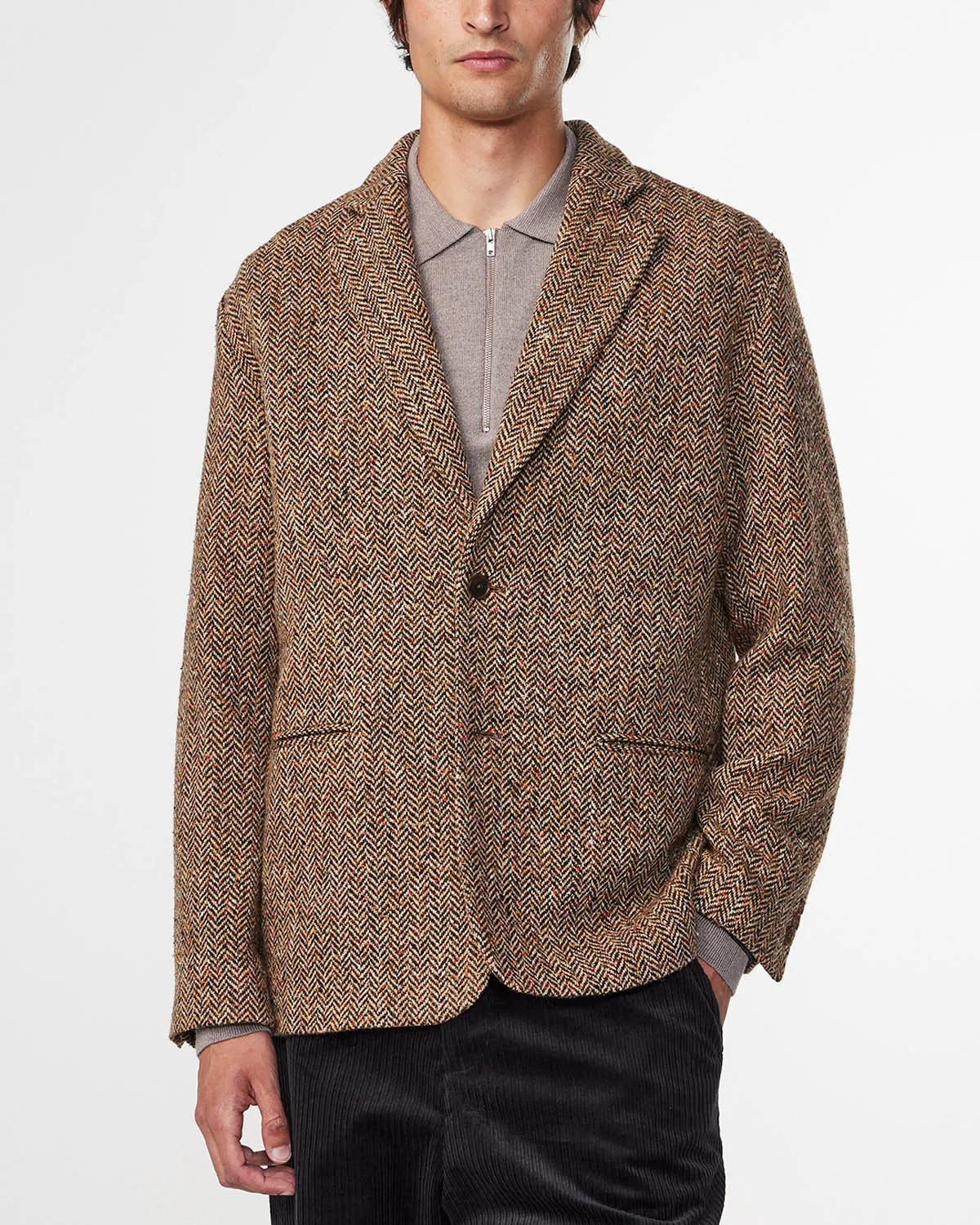 NN07 TIMO WOOL / SILK TWEED BLAZER 5607