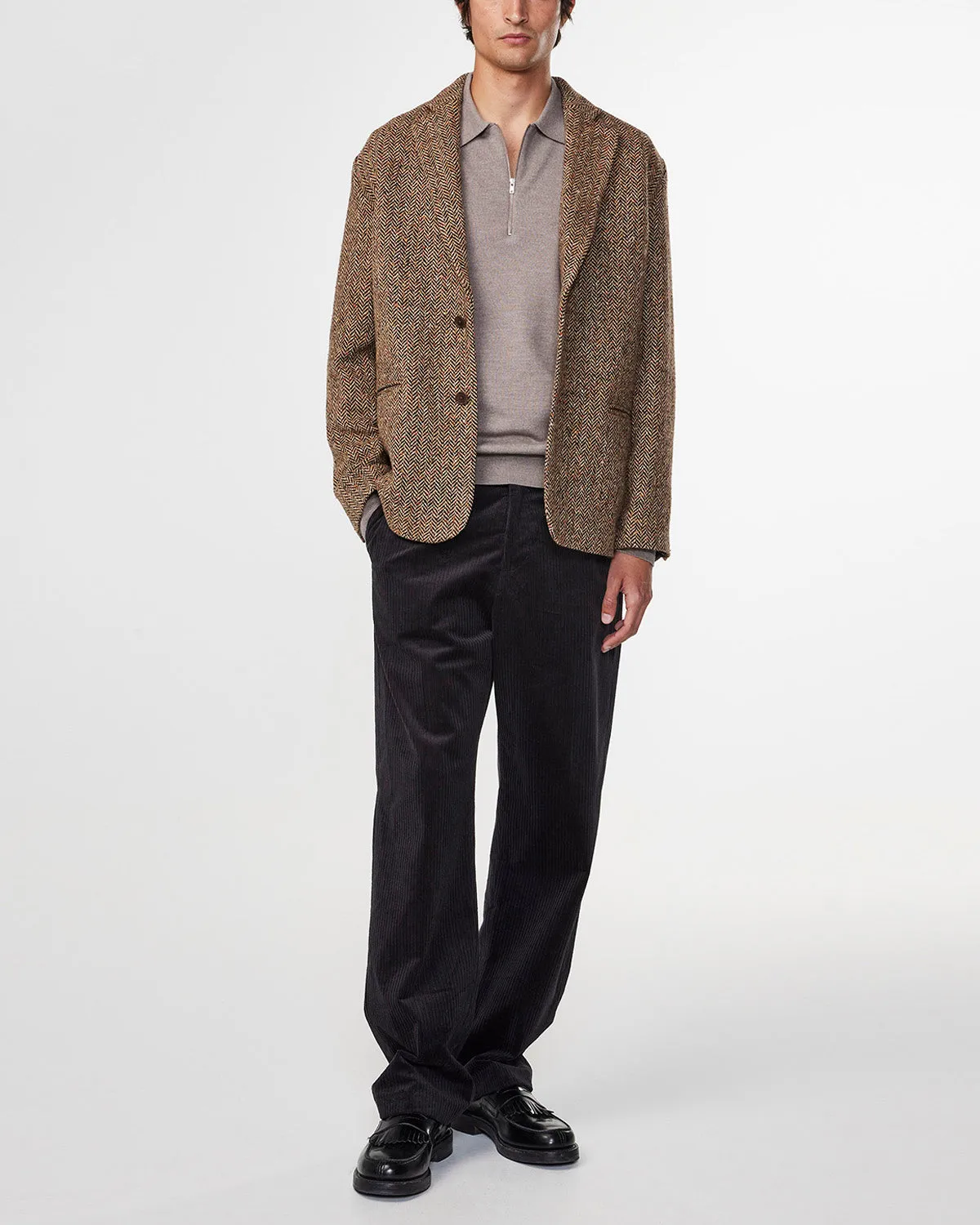 NN07 TIMO WOOL / SILK TWEED BLAZER 5607