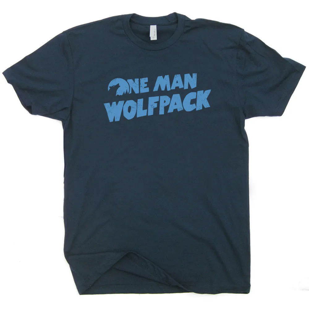 One Man Wolfpack T Shirt The Hangover Movie Shirt Zach Galifianakis Shirt