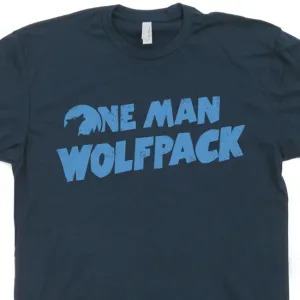 One Man Wolfpack T Shirt The Hangover Movie Shirt Zach Galifianakis Shirt