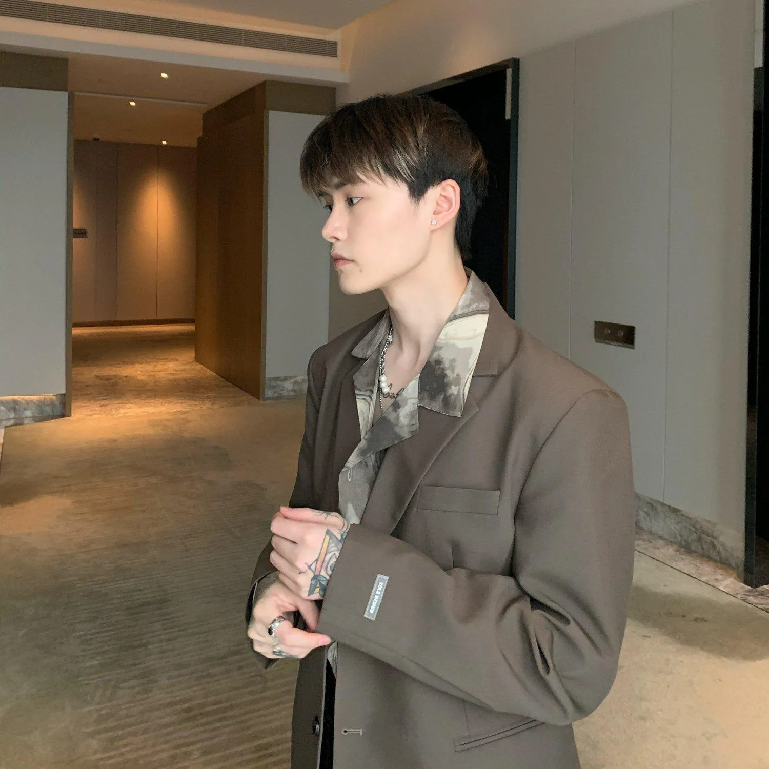 Oversized Khaki Blazer