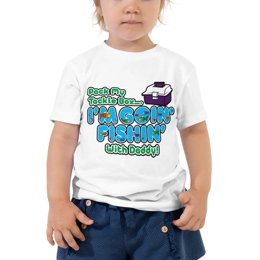 Pack My Tackle Box, 5T Toddler Short Sleeve Tee (Girl)
