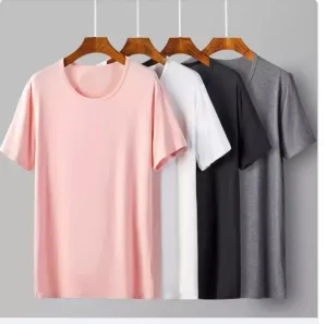 Pack Of 4 Cotton Halfsleeves Oneck Tshirt For Women