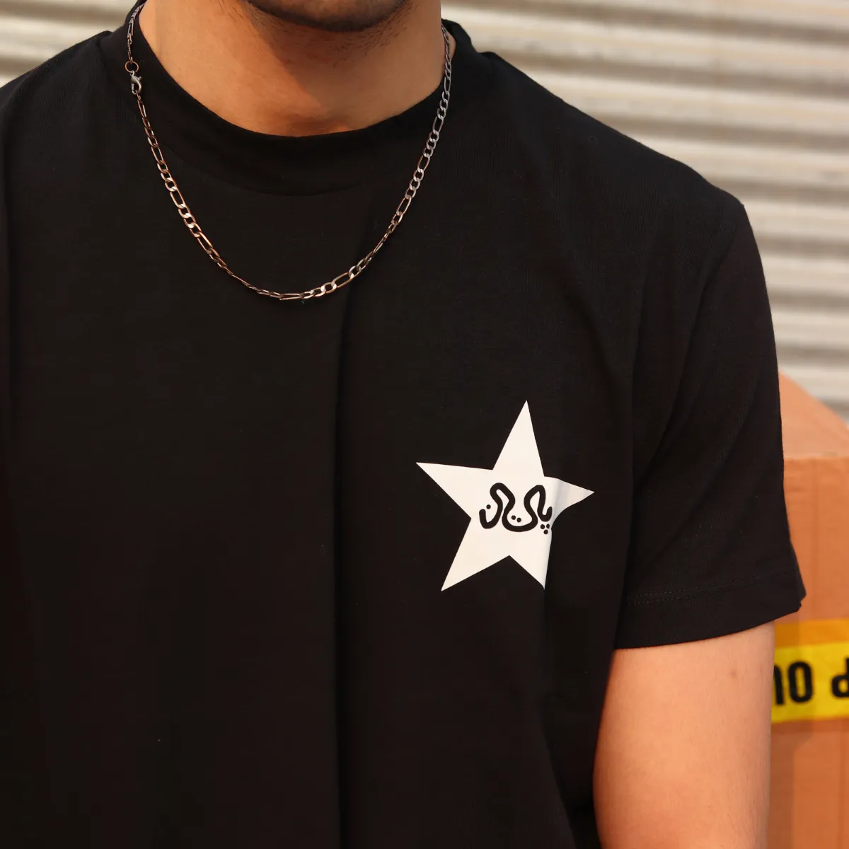 Pakistan Cricket T-Shirt - Black with White Star