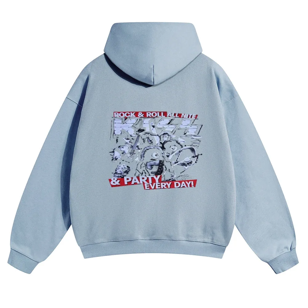 Parihar Men's Rock Band Pullover Hoodies