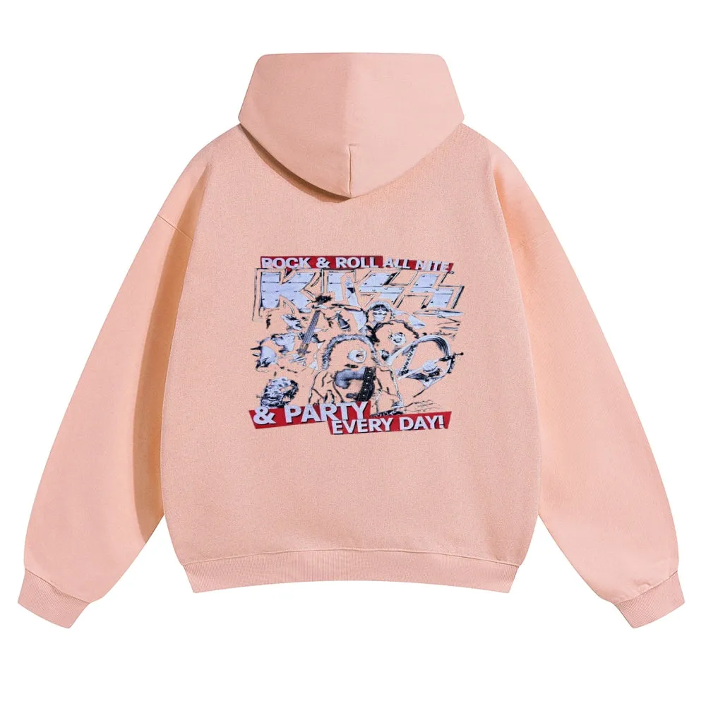Parihar Men's Rock Band Pullover Hoodies