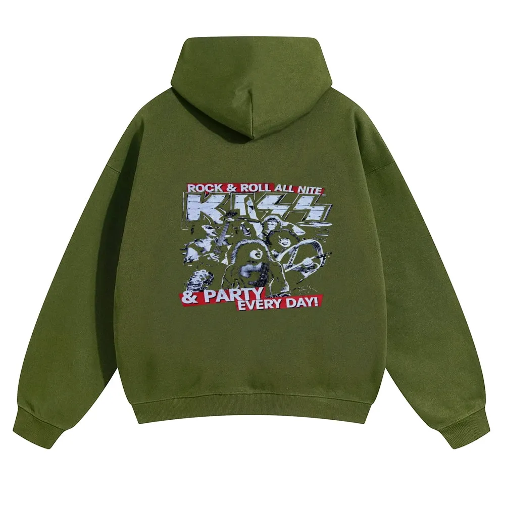 Parihar Men's Rock Band Pullover Hoodies