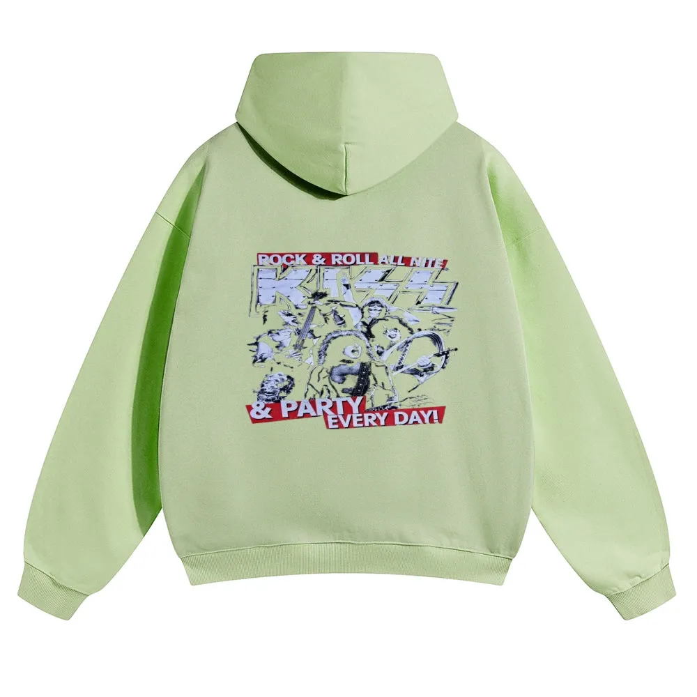 Parihar Men's Rock Band Pullover Hoodies