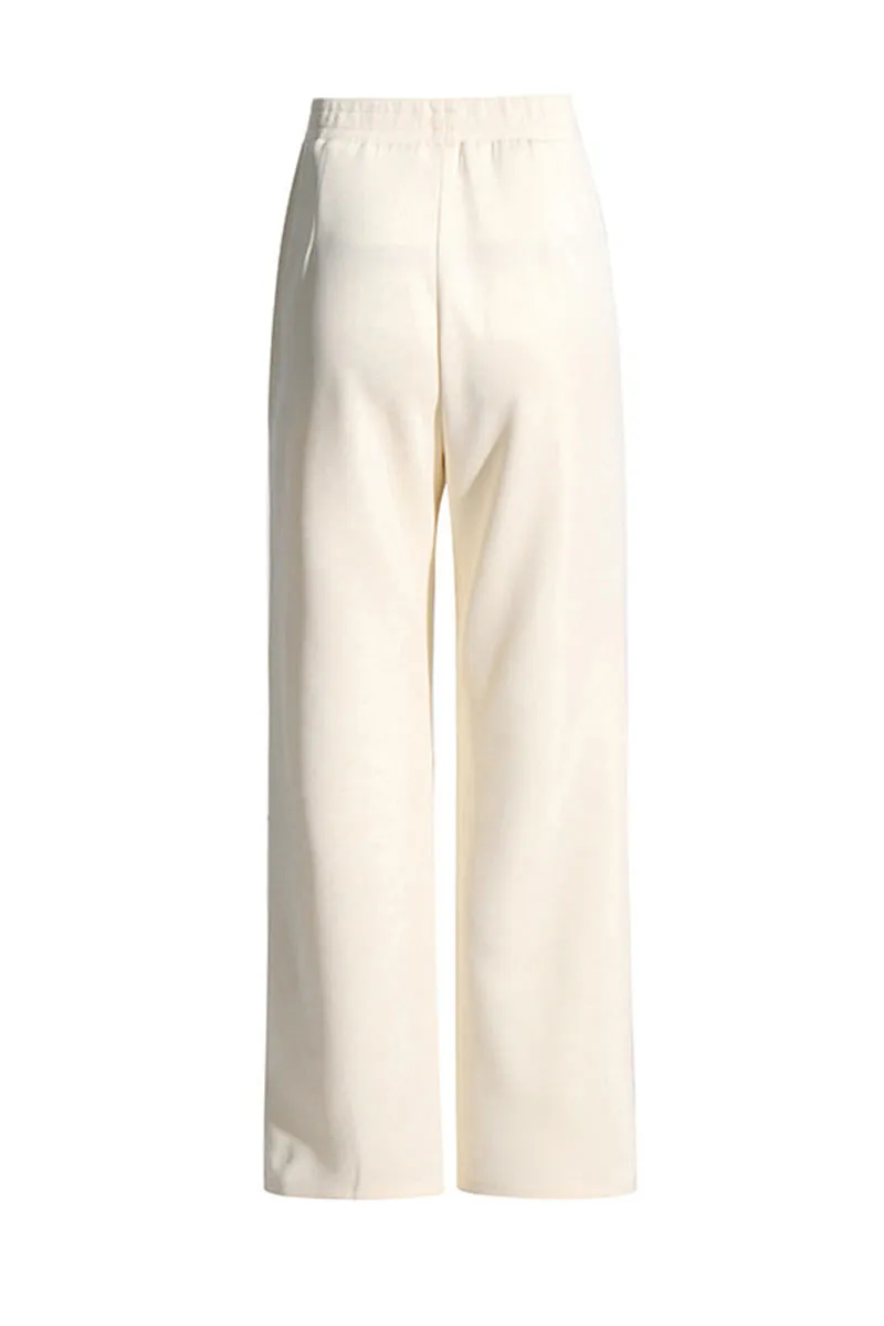 PK0381 Rhinestones Wide Leg Sweatpants