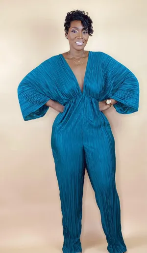 PLISSE JUMPSUIT