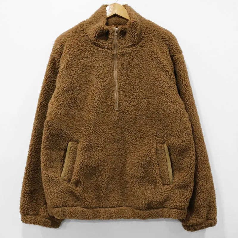 Polar Fleece Lapel Pullover