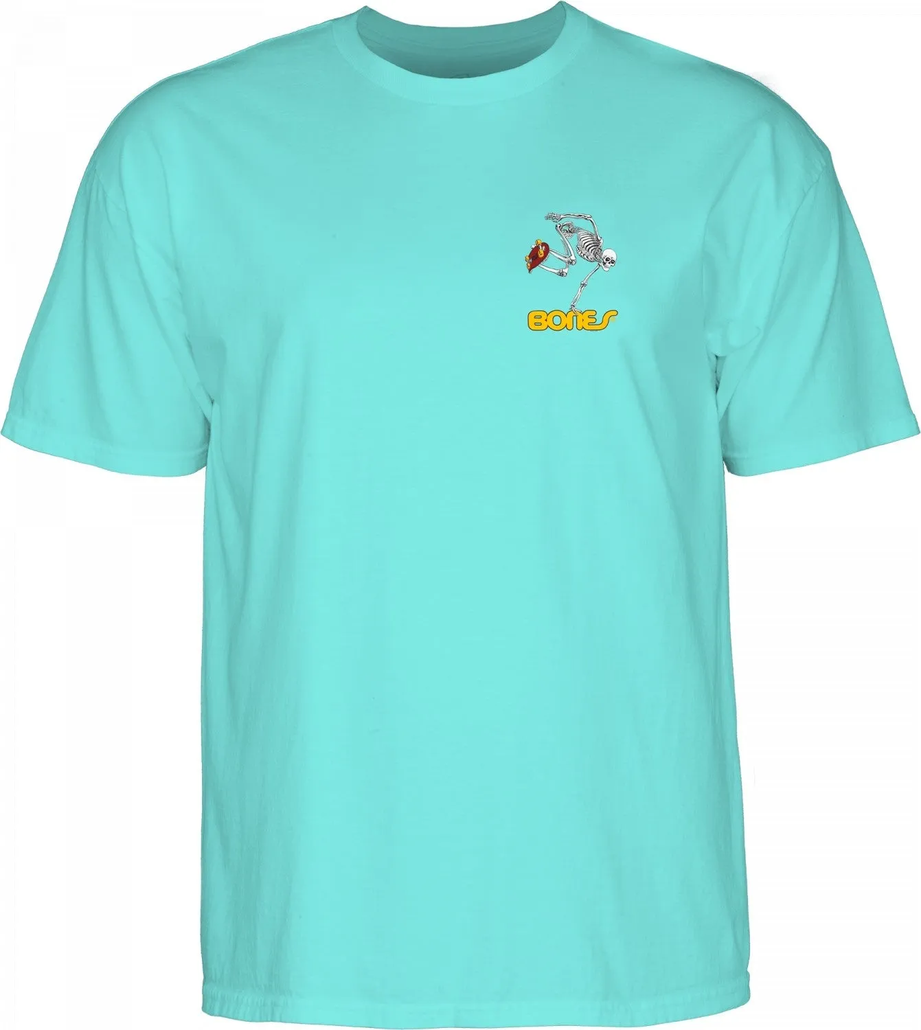 Powell Peralta - Skateboarding Skeleton Tee Turquoise