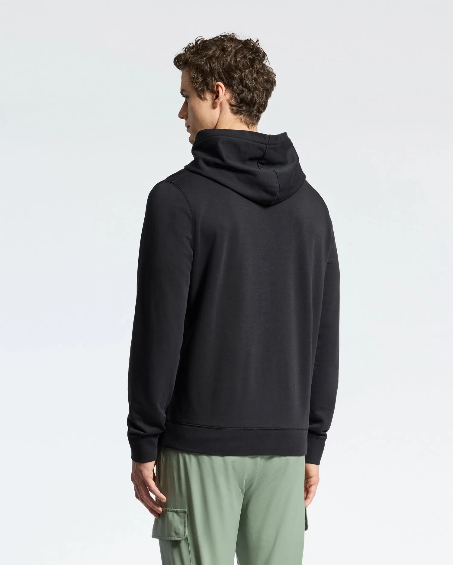 Psycho Bunny Nora Classic French Terry Wordmark Hoodie - Black