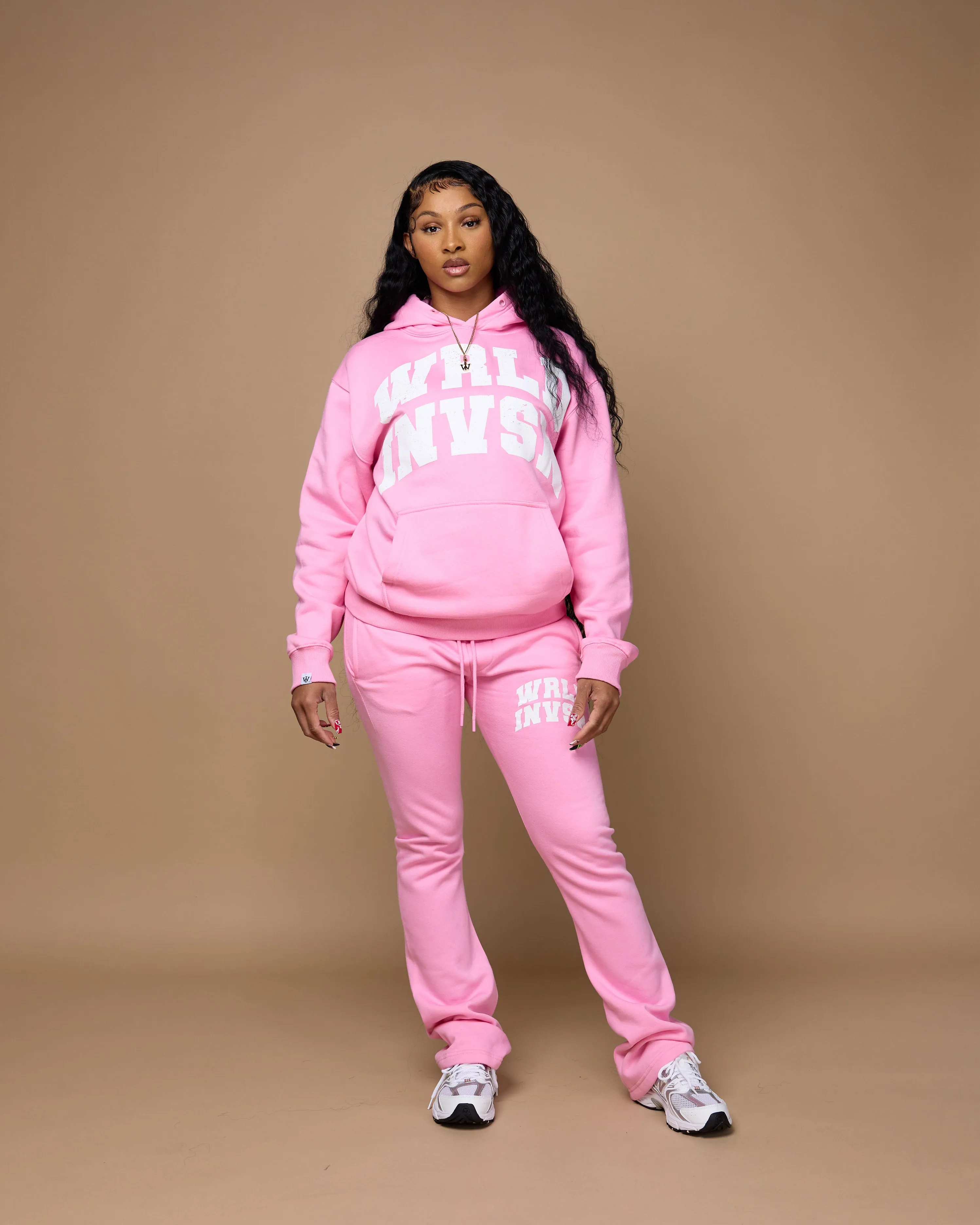 "Member" Flare Stacked Set (Pink)