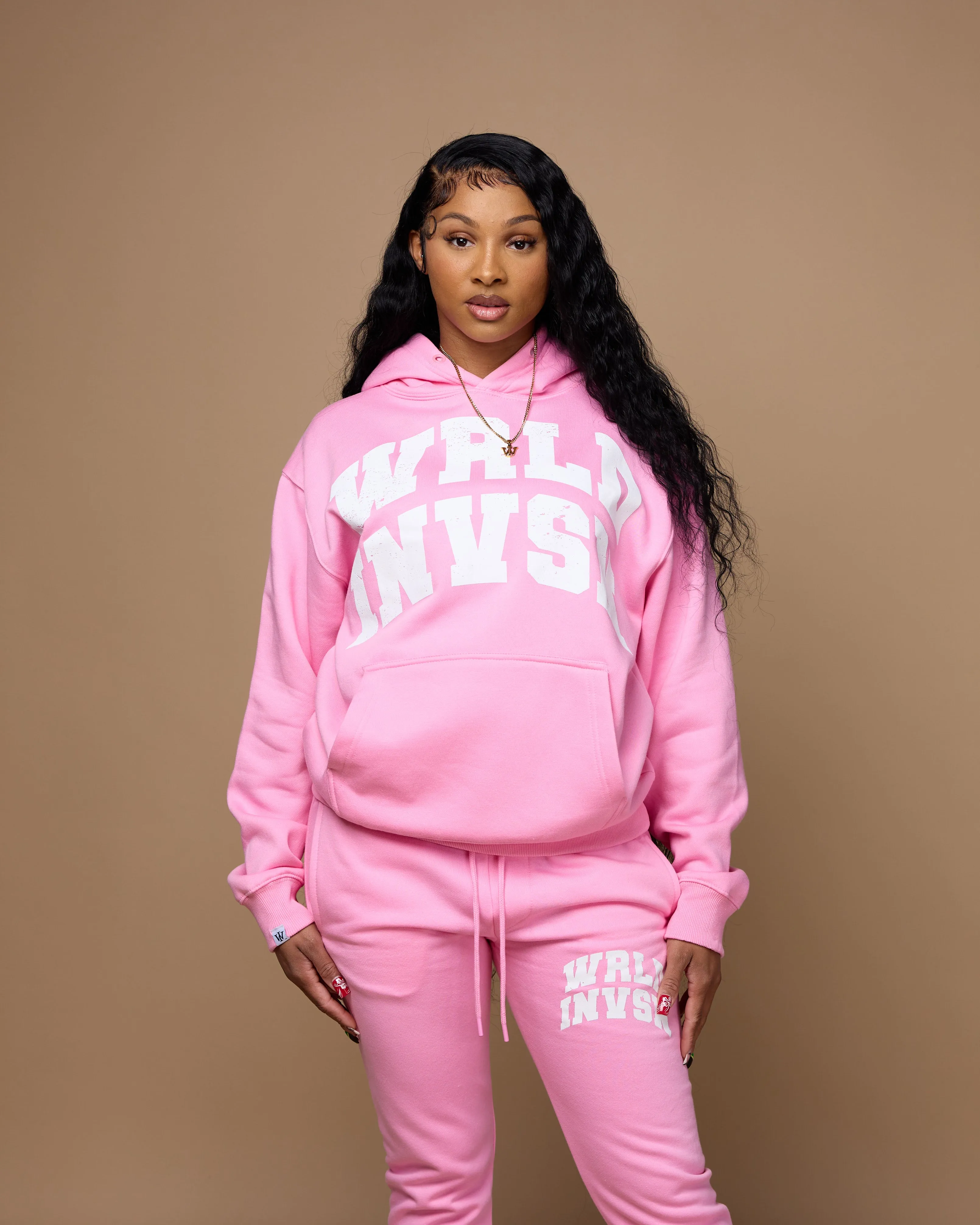 "Member" Flare Stacked Set (Pink)