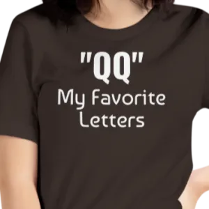 "QQ" T-Shirts - Dark