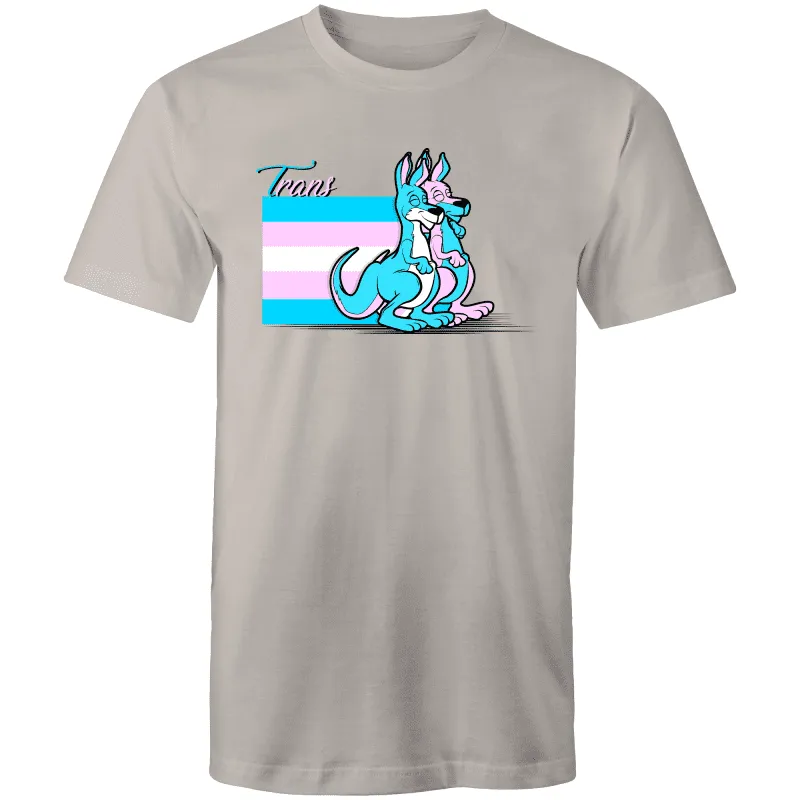 RainbowRoo Trans Kangaroo T-Shirt Unisex (T003)