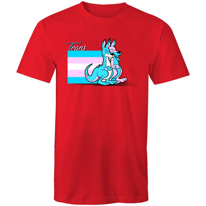 RainbowRoo Trans Kangaroo T-Shirt Unisex (T003)
