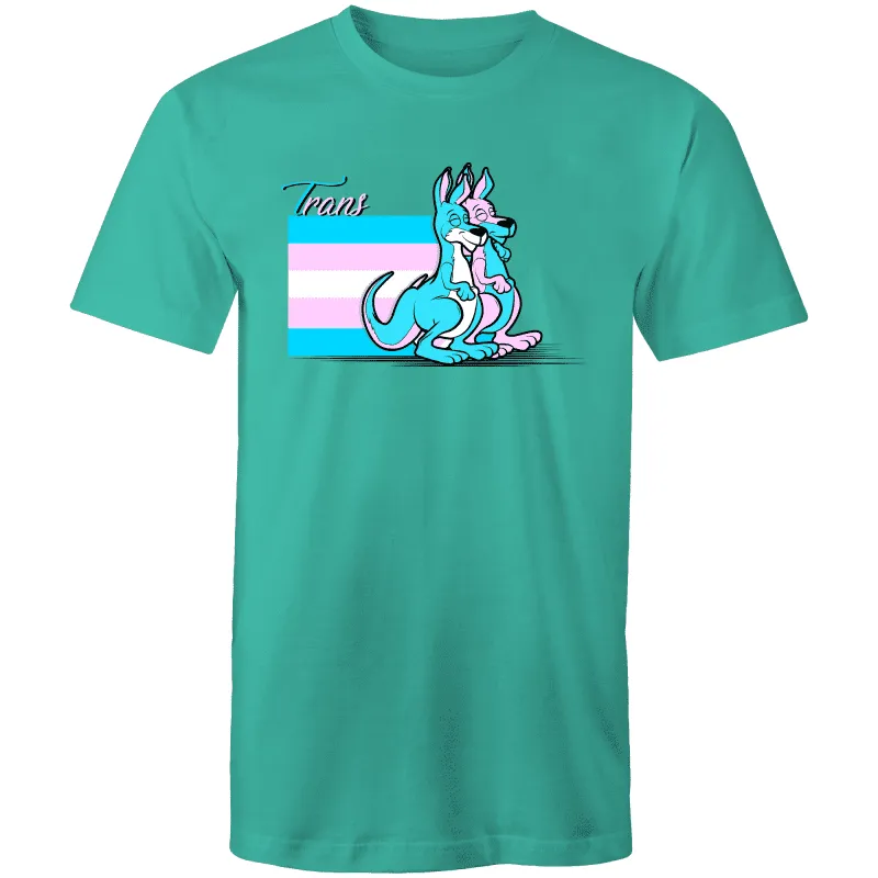RainbowRoo Trans Kangaroo T-Shirt Unisex (T003)