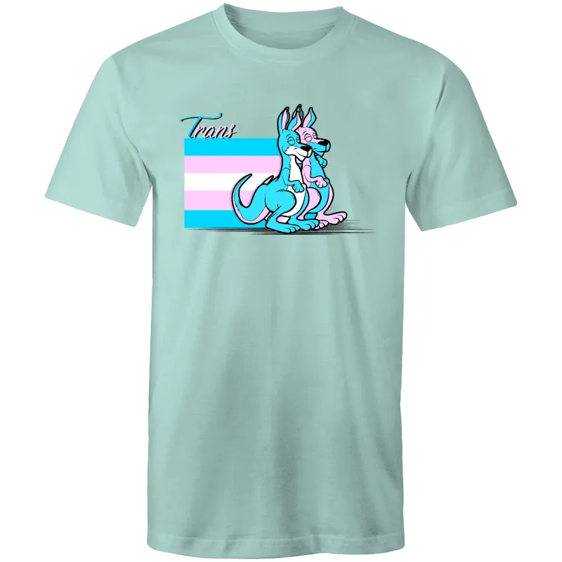 RainbowRoo Trans Kangaroo T-Shirt Unisex (T003)