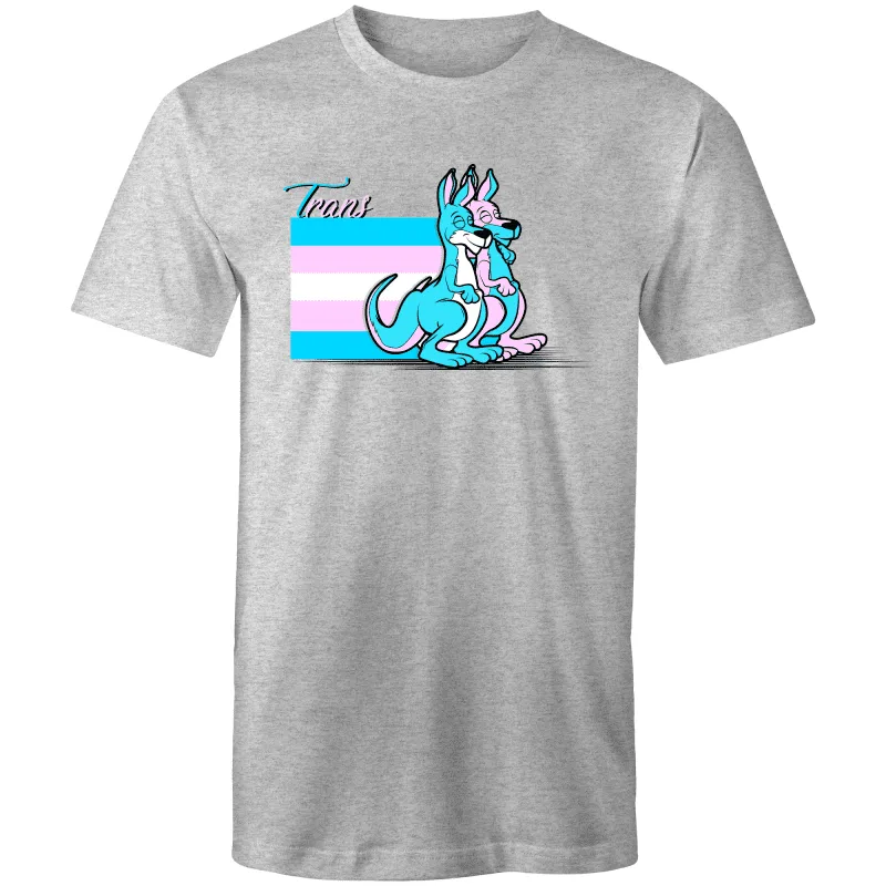 RainbowRoo Trans Kangaroo T-Shirt Unisex (T003)