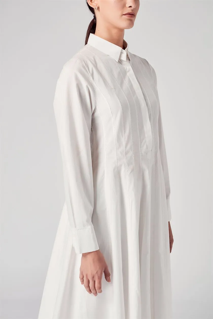 Rajesh Pratap Singh   I   Agasi panelled dress   White  4LB-33 W  Women classic collection