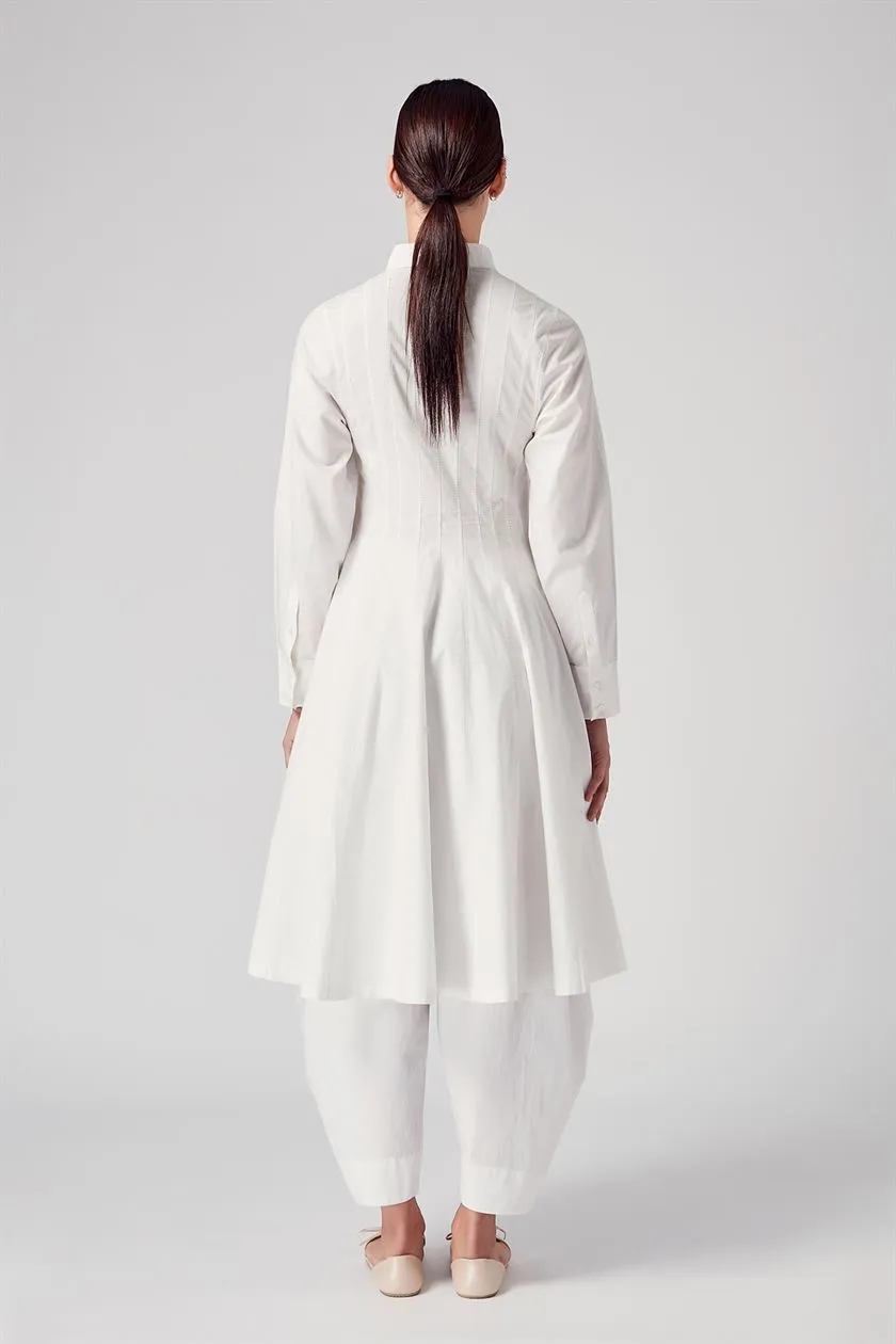 Rajesh Pratap Singh   I   Agasi panelled dress   White  4LB-33 W  Women classic collection