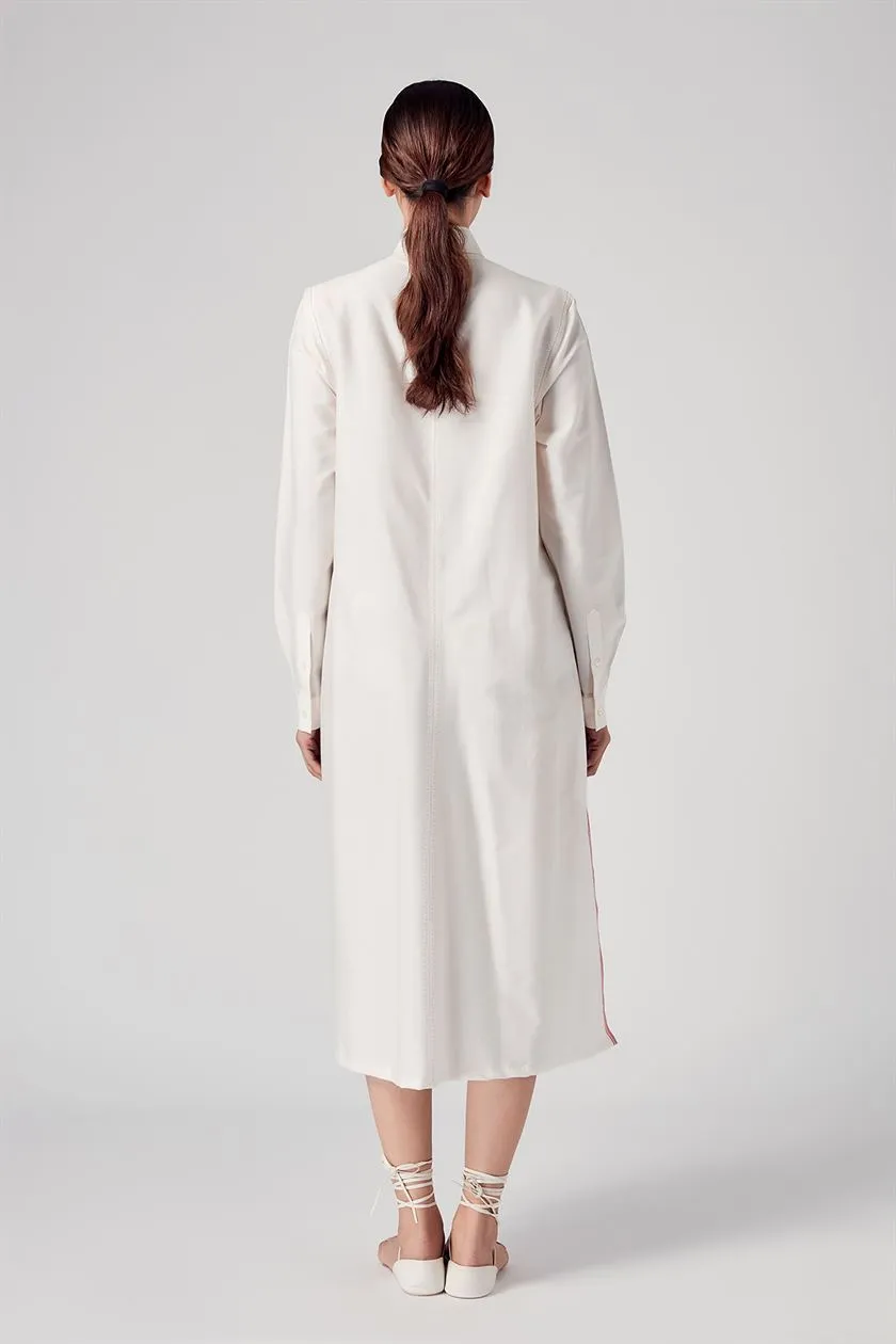 Rajesh Pratap Singh   I   Vira pintuck dress  Cream  4SC-17/4KT C  Women classic collection