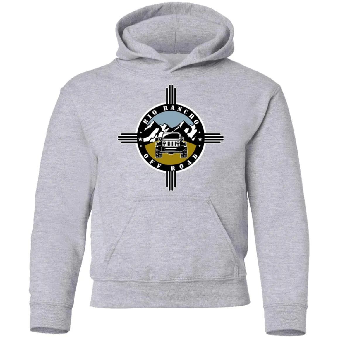 Rio Rancho Off Road JK G185B Gildan Youth Pullover Hoodie