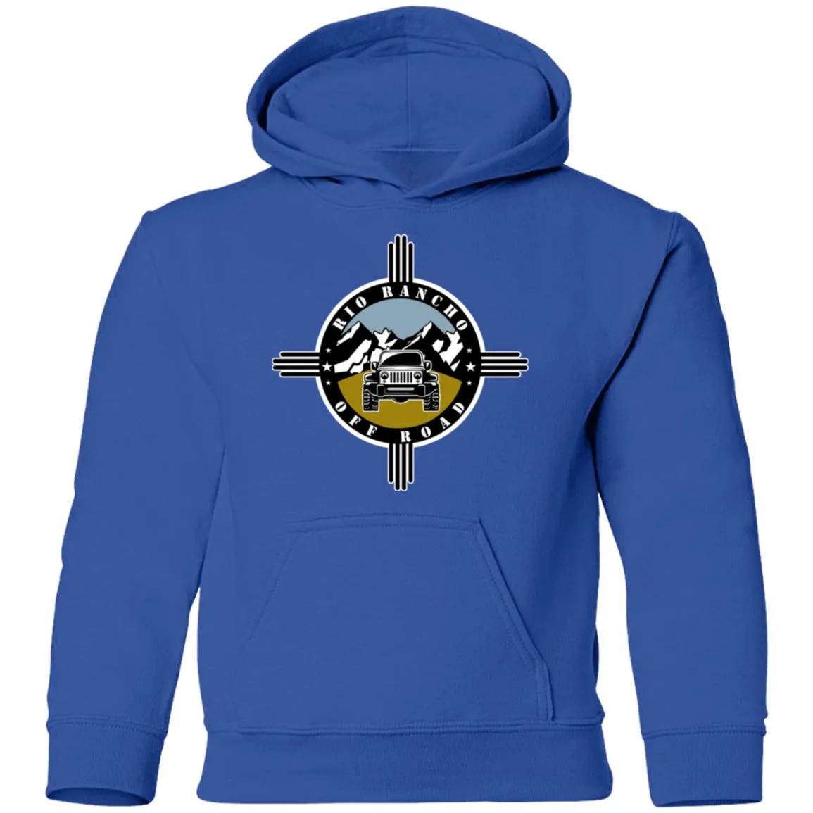 Rio Rancho Off Road JK G185B Gildan Youth Pullover Hoodie