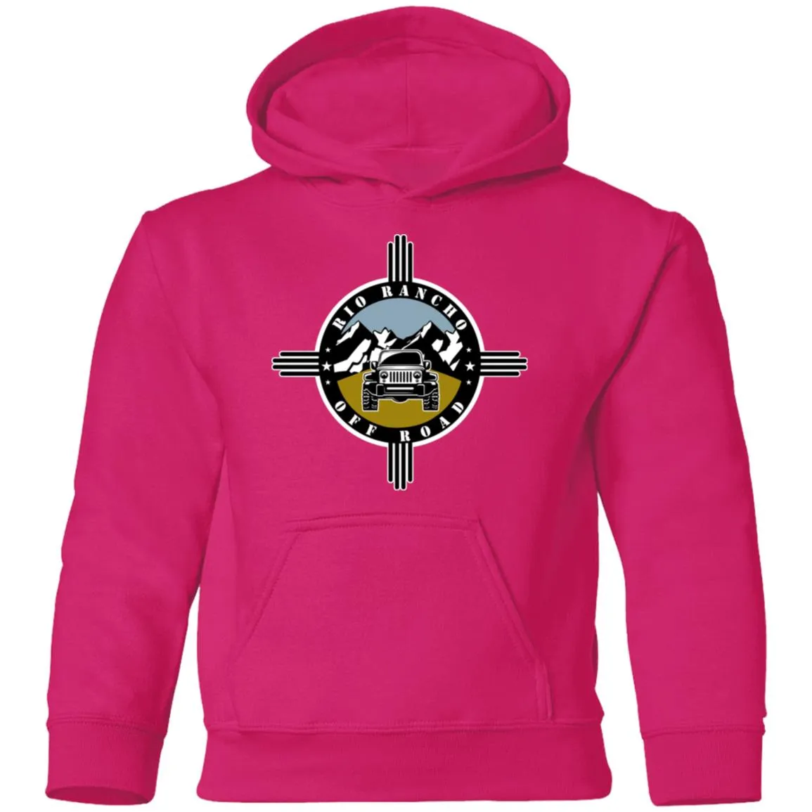 Rio Rancho Off Road JK G185B Gildan Youth Pullover Hoodie