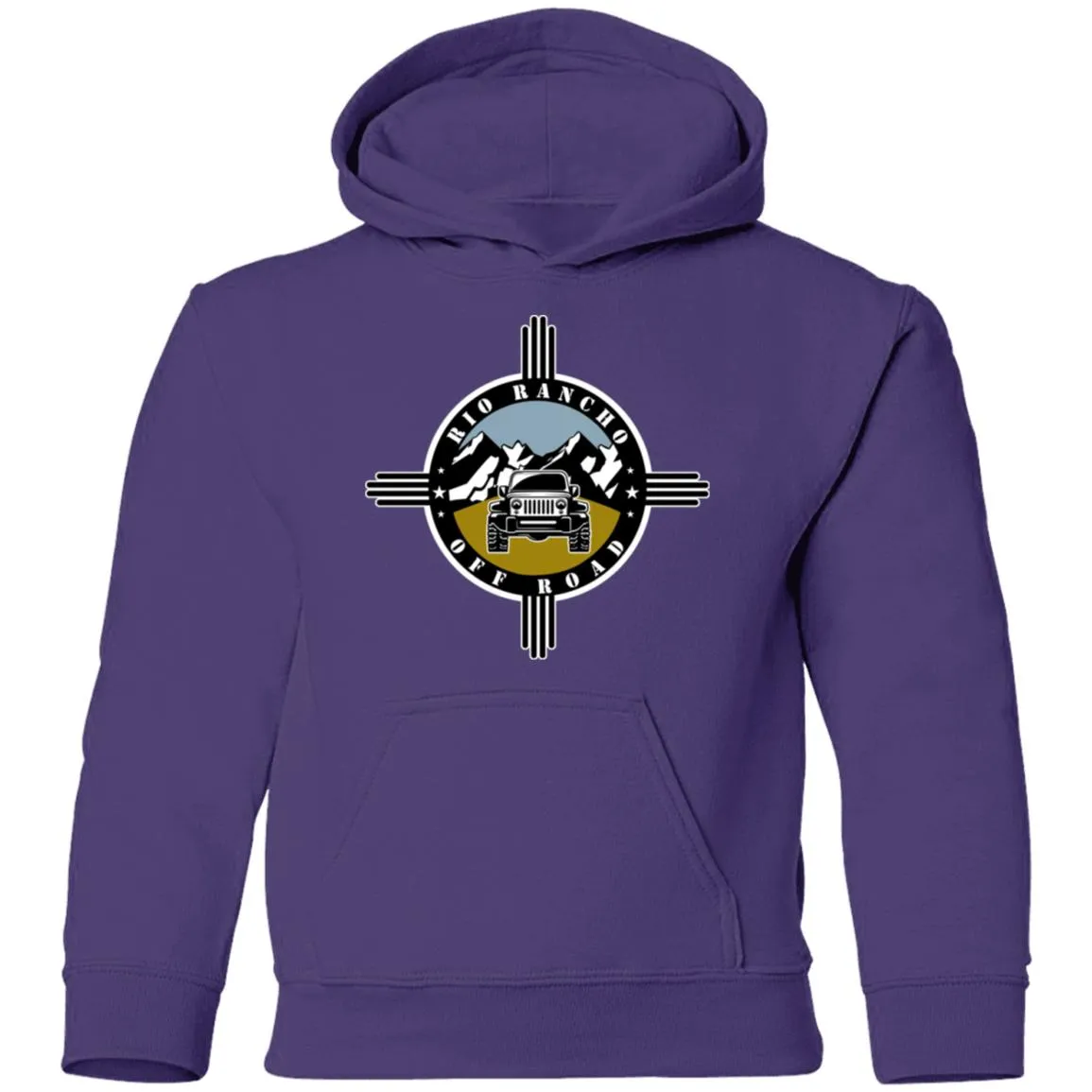 Rio Rancho Off Road JK G185B Gildan Youth Pullover Hoodie