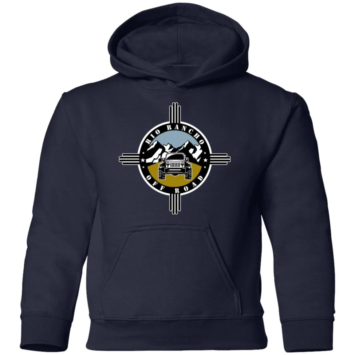 Rio Rancho Off Road JK G185B Gildan Youth Pullover Hoodie