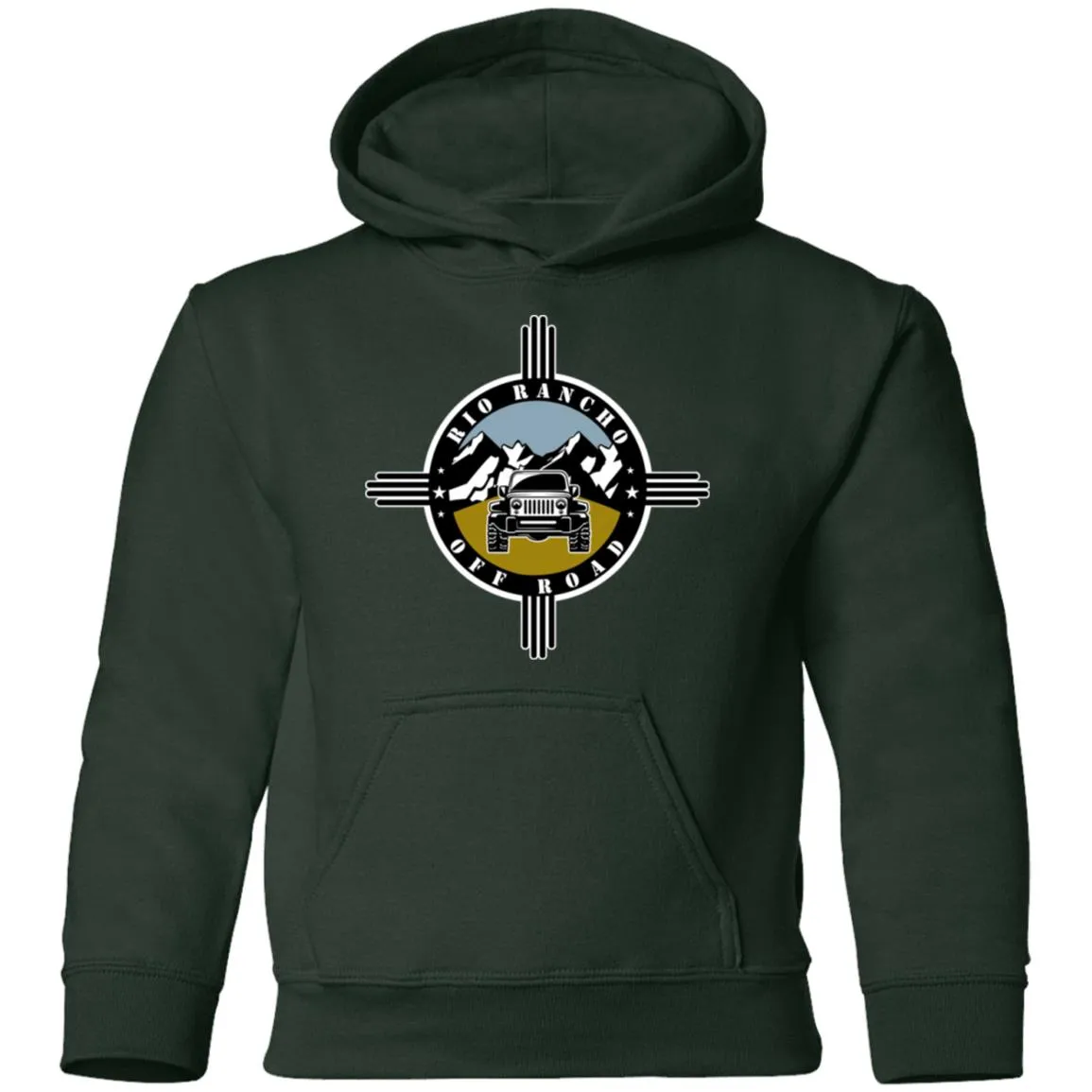 Rio Rancho Off Road JK G185B Gildan Youth Pullover Hoodie