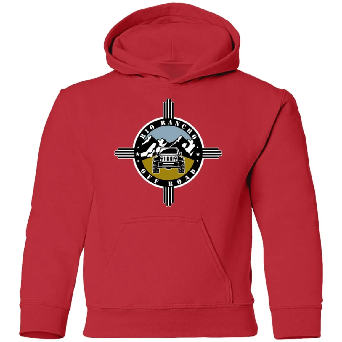 Rio Rancho Off Road JK G185B Gildan Youth Pullover Hoodie