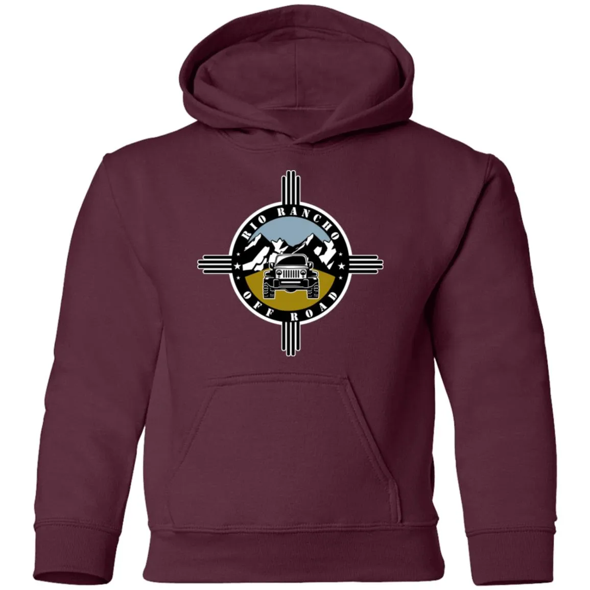 Rio Rancho Off Road JK G185B Gildan Youth Pullover Hoodie