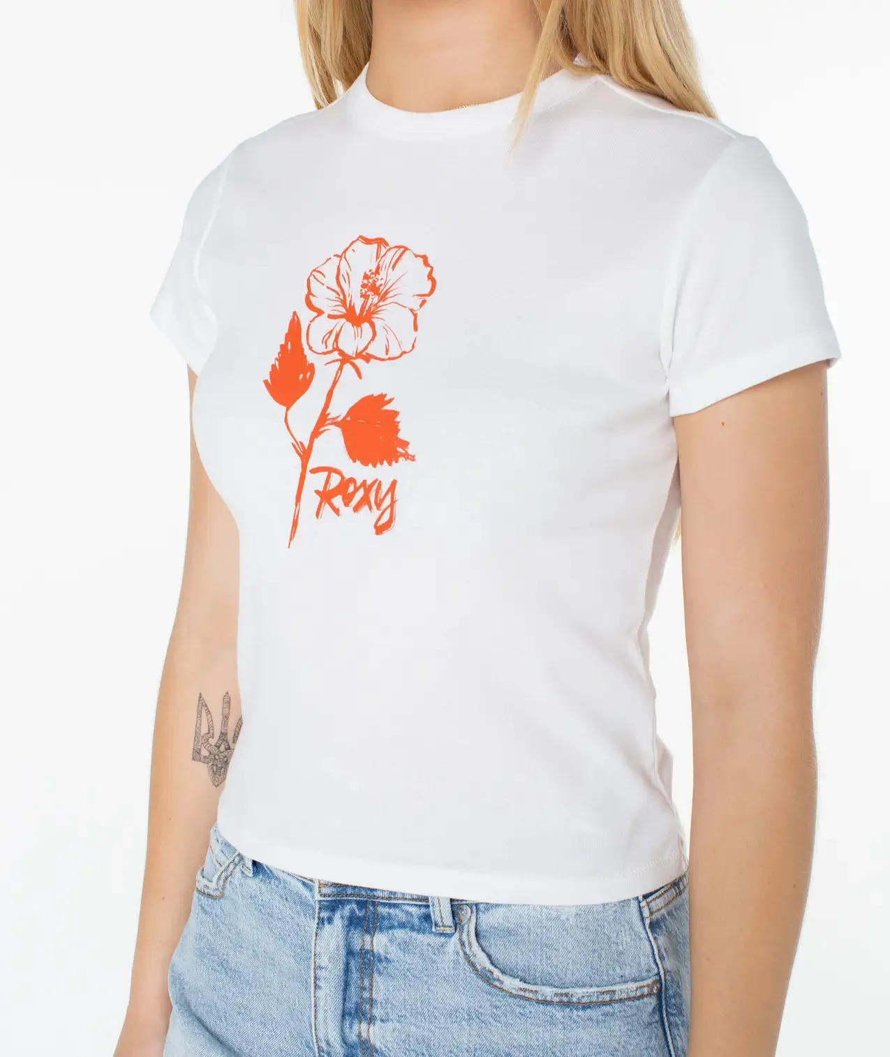 Roxy Women’s Sunny Days 90S Baby Tee