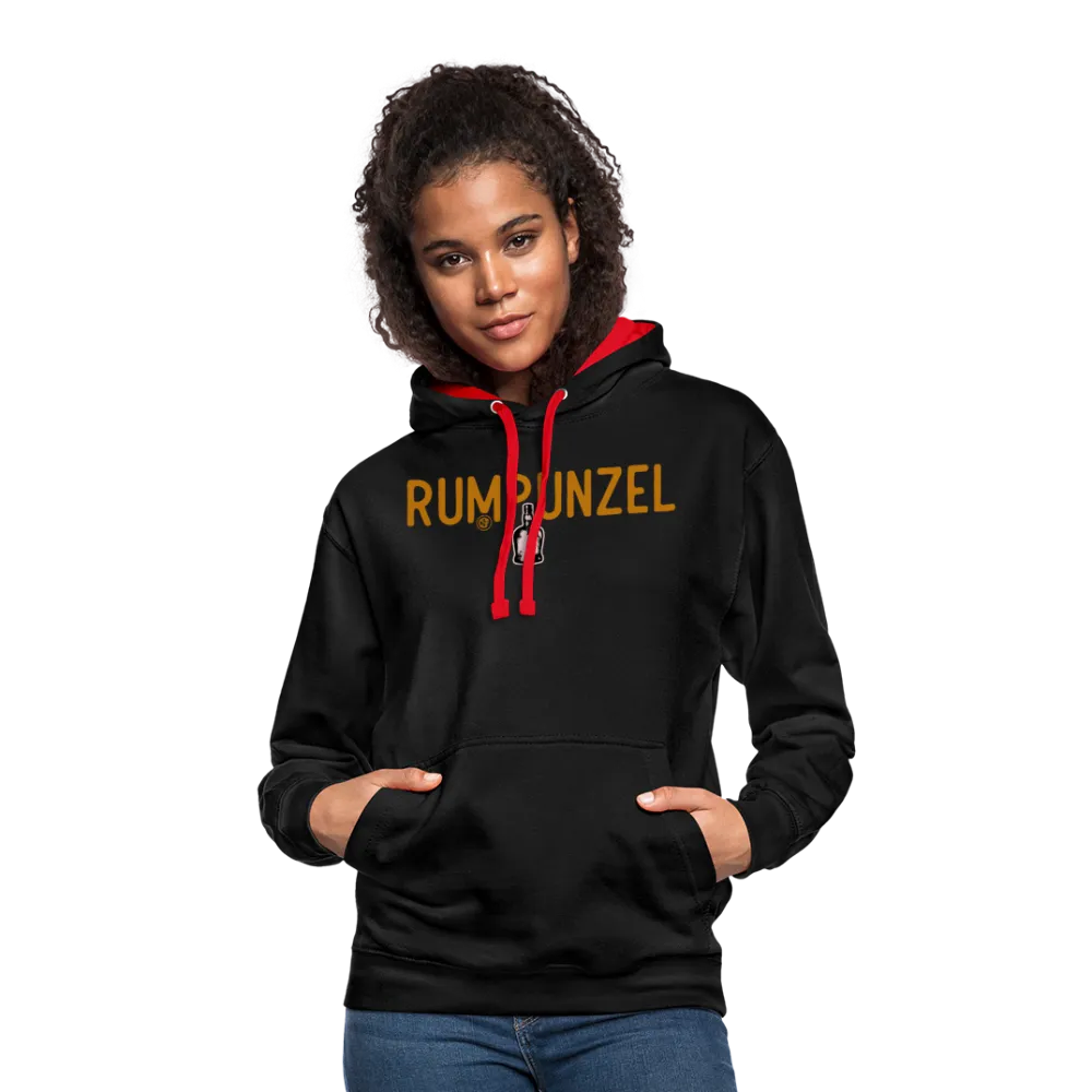 Rumpunzel - Kontrast-Hoodie