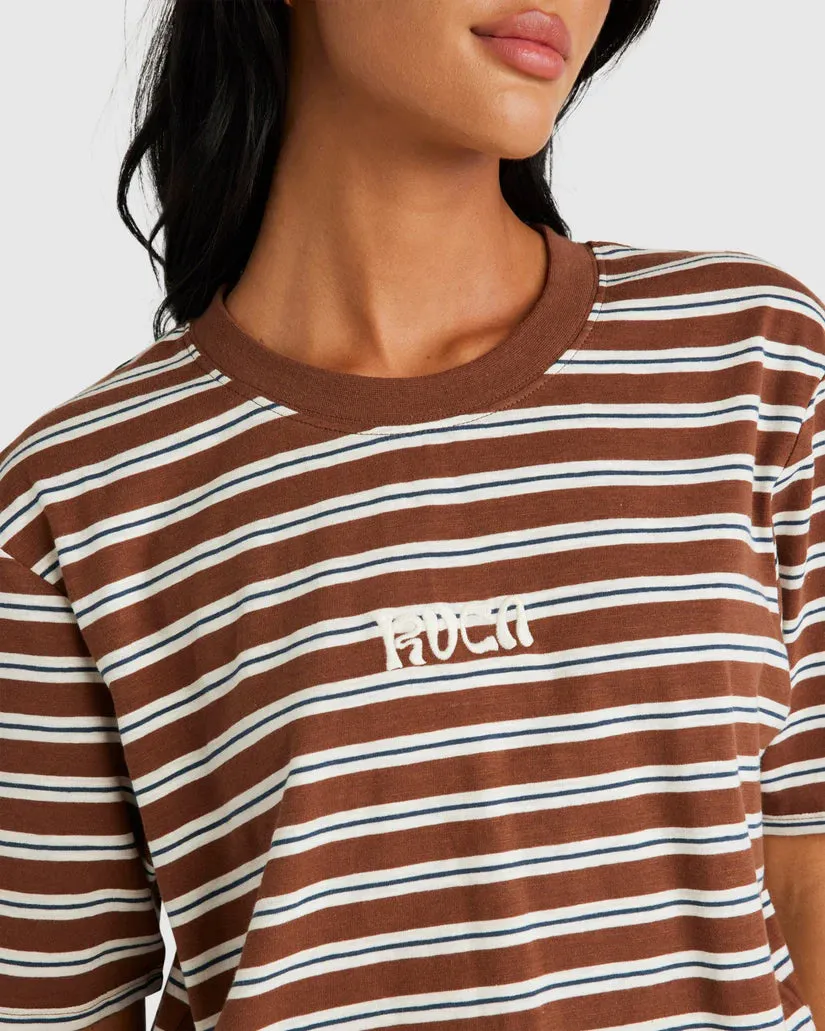RVCA Ferny SS Tee HAZELNUT