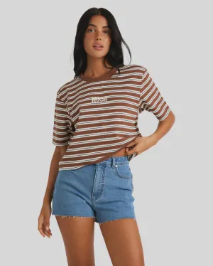 RVCA Ferny SS Tee HAZELNUT