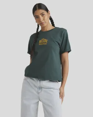 RVCA Trophy Cuffed Tee HUNTER GREEN