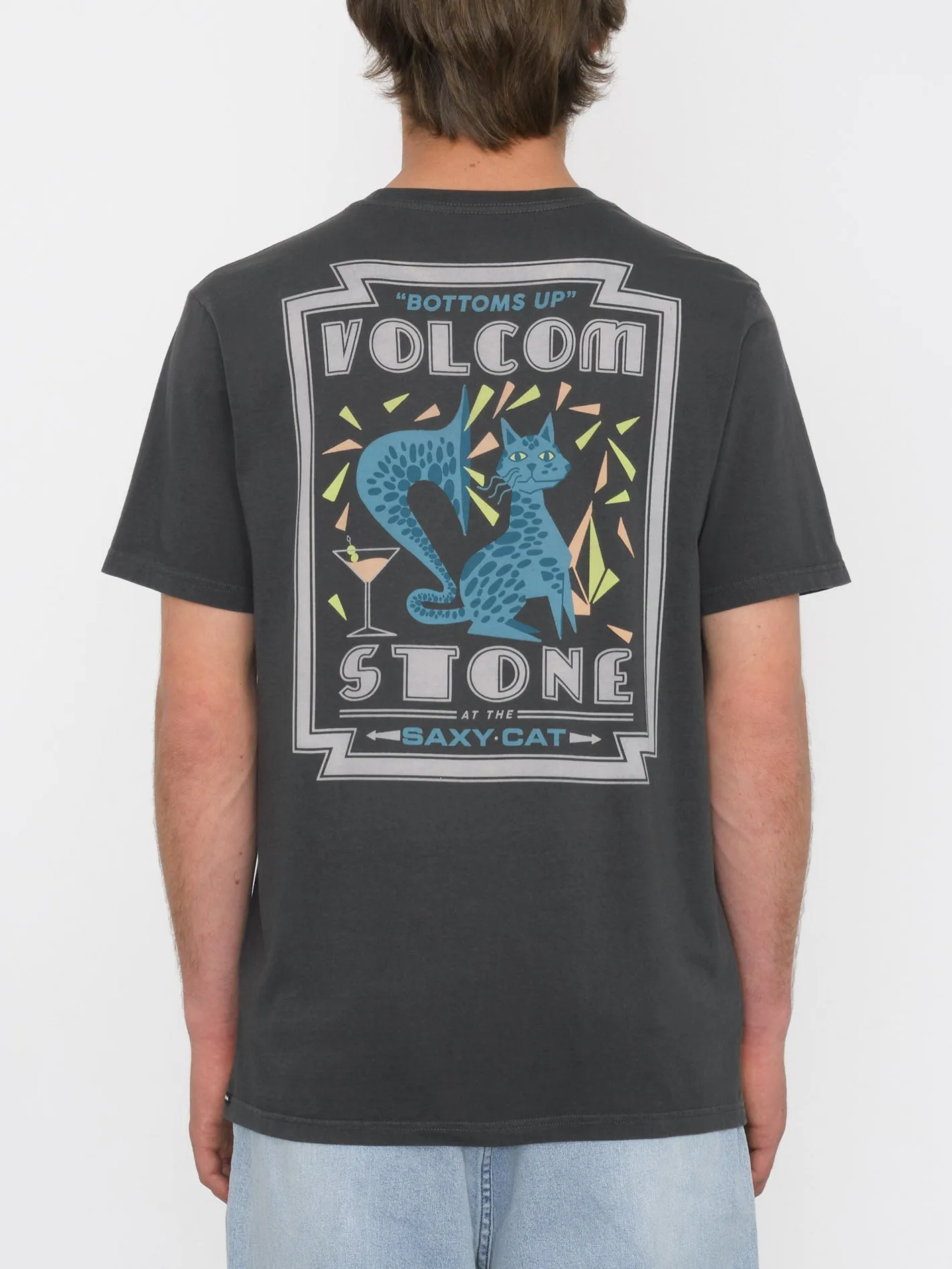 Saxy Cat T-shirt - STEALTH