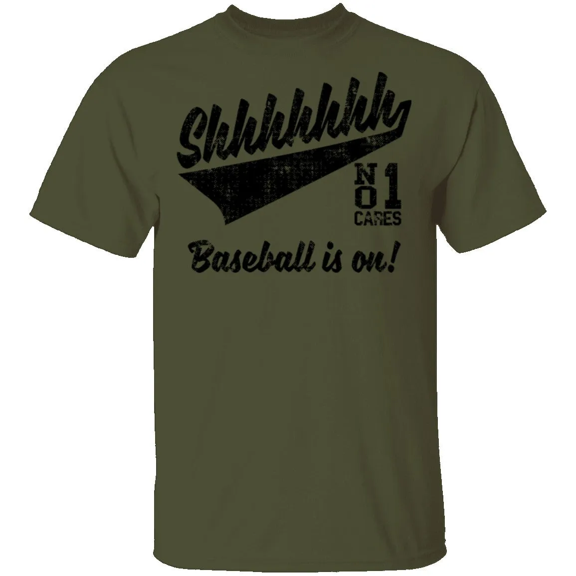 Shhh Baseball Is On T-Shirt