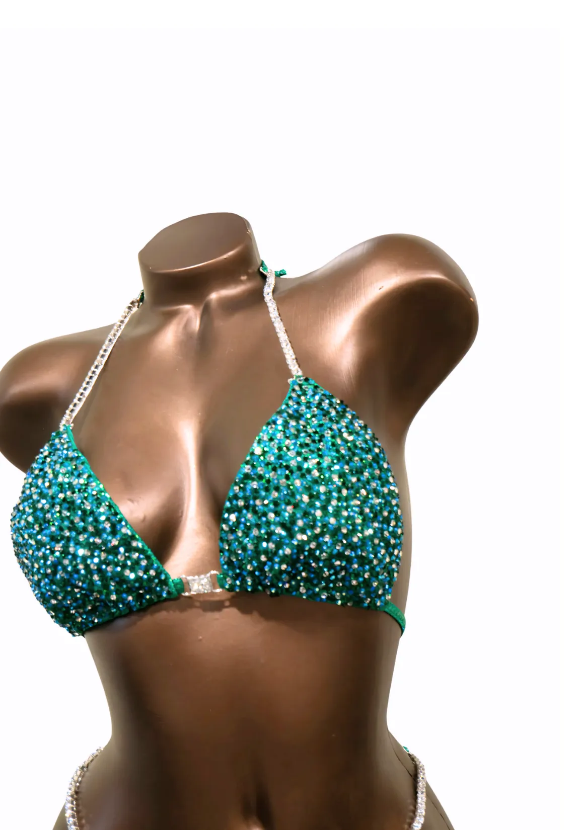 Shimmering Emerald Bikini Suit