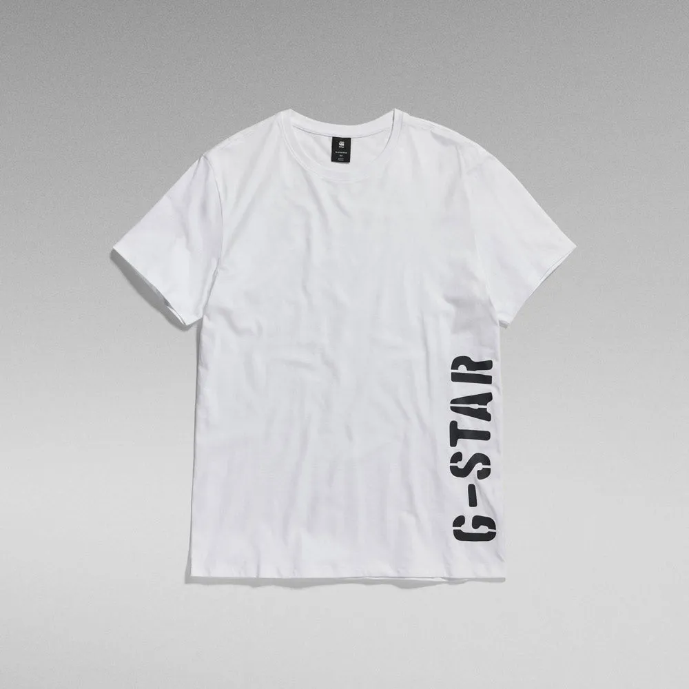 Side Stencil T-Shirt - White